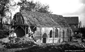 Les vestiges de la chapelle Saint-Georges à Caen. Photo : IWM