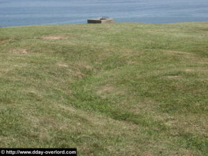 Vestiges des tranchées du point d'appui allemand codé Wn 62 à Omaha Beach (Colleville-sur-Mer). Photo : D-Day Overlord