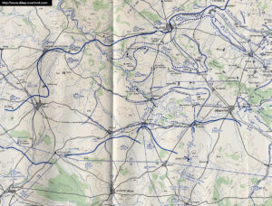 Carte de la fermeture de la poche de Falaise du 17 au 21 août 1944 en Normandie. Photo : D-Day Overlord