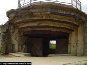 Casemate modèle 694 de la Pointe du Hoc, encore en construction le Jour-J. Photo : D-Day Overlord