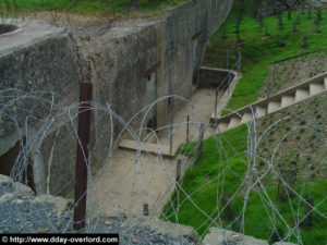 Casemate utilisée comme dortoir pour les soldats de la Pointe du Hoc. Photo : D-Day Overlord