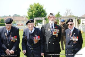 Cimetière militaire de Ranville - Photos des commémorations 2013 - 69ème anniversaire du débarquement de Normandie. Photo : D-Day Overlord