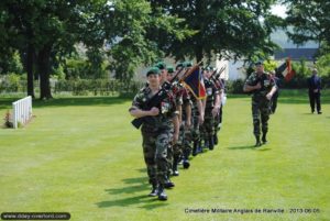 Cimetière militaire de Ranville - Photos des commémorations 2013 - 69ème anniversaire du débarquement de Normandie. Photo : D-Day Overlord