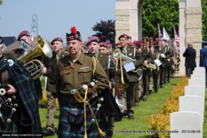 Cimetière militaire de Ranville - Photos des commémorations 2013 - 69ème anniversaire du débarquement de Normandie. Photo : D-Day Overlord