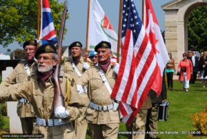 Cimetière militaire de Ranville - Photos des commémorations 2013 - 69ème anniversaire du débarquement de Normandie. Photo : D-Day Overlord