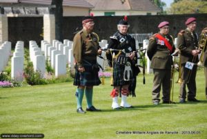 Cimetière militaire de Ranville - Photos des commémorations 2013 - 69ème anniversaire du débarquement de Normandie. Photo : D-Day Overlord