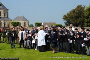 Cimetière militaire de Ranville - Photos des commémorations 2013 - 69ème anniversaire du débarquement de Normandie. Photo : D-Day Overlord