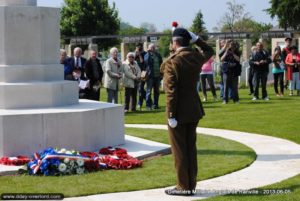 Cimetière militaire de Ranville - Photos des commémorations 2013 - 69ème anniversaire du débarquement de Normandie. Photo : D-Day Overlord