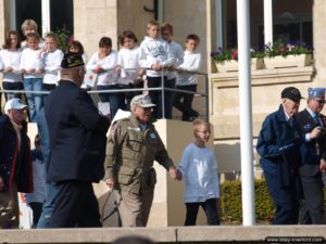 Le vétéran américain George E. Shenkle à Sainte-Mère-Eglise - Commémorations 2013 - 69ème anniversaire du débarquement de Normandie. Photo : D-Day Overlord