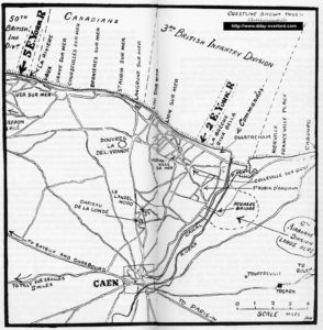 Plan dessiné de l’invasion de Sword Beach en Normandie le 6 juin 1944. Photo : D-Day Overlord