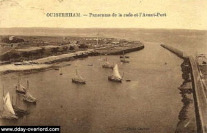 Carte postale de Ouistreham avant 1944