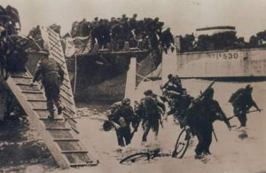 Débarquement des commandos français de Kieffer. Photo : IWM