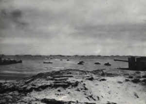 Vestiges des combats à Utah Beach après le Jour-J. Photo : US National Archives