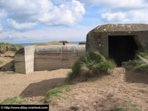 Fortifications allemandes des Dunes-de-Varreville à Utah Beach. Photo : D-Day Overlord