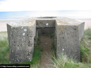 Tobrouk situé à proximité des Dunes-de-Varreville (Utah Beach). Photo : D-Day Overlord