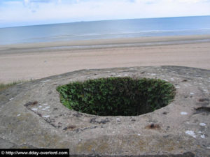 Tobrouk allemand à hauteur des Dunes-de-Varreville, face à la plage d'Utah. Photo : D-Day Overlord