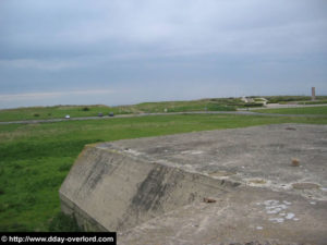 Abri allemand à proximité immédiate du point d'appui allemand W5, à Utah Beach. Photo : D-Day Overlord