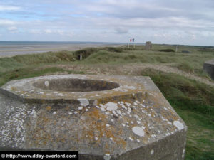 Tobrouk près des Dunes-de-Varreville à Utah Beach. Photo : D-Day Overlord