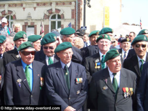 Commandos français - Bénouville - Commémorations 2009 - 65ème anniversaire du débarquement de Normandie. Photo : D-Day Overlord