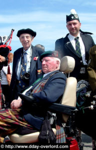 Bill Millin - Colleville-Montgomery - Commémorations 2009 - 65ème anniversaire du débarquement de Normandie. Photo : D-Day Overlord
