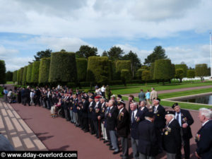 Cimetière militaire américain - Colleville-sur-Mer - Commémorations 2010 - 66ème anniversaire du débarquement de Normandie. Photo : D-Day Overlord