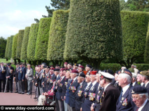 Cimetière militaire américain - Colleville-sur-Mer - Commémorations 2010 - 66ème anniversaire du débarquement de Normandie. Photo : D-Day Overlord