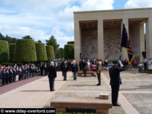 Cimetière militaire américain - Colleville-sur-Mer - Commémorations 2010 - 66ème anniversaire du débarquement de Normandie. Photo : D-Day Overlord