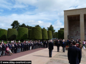 Cimetière militaire américain - Colleville-sur-Mer - Commémorations 2010 - 66ème anniversaire du débarquement de Normandie. Photo : D-Day Overlord