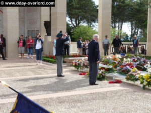 Cimetière militaire américain - Colleville-sur-Mer - Commémorations 2010 - 66ème anniversaire du débarquement de Normandie. Photo : D-Day Overlord