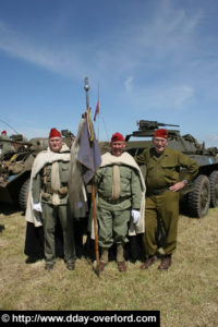 Cérémonie 2ème DB - Saint-Martin-de-Varreville - Commémorations 2007 - 63ème anniversaire du débarquement de Normandie. Photo : D-Day Overlord