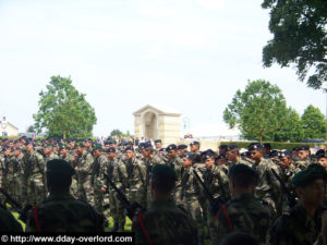 Cérémonie des commandos à Ranville - Commémorations 2009 - 65ème anniversaire du débarquement de Normandie. Photo : D-Day Overlord