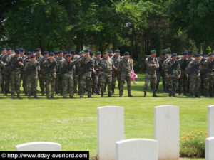 Cérémonie des commandos à Ranville - Commémorations 2009 - 65ème anniversaire du débarquement de Normandie. Photo : D-Day Overlord