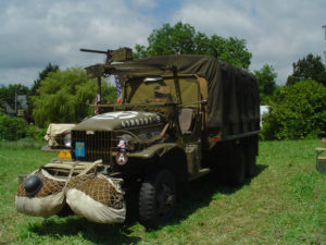 Véhicules militaires de collection - Commémorations 2004 - 60ème anniversaire du débarquement de Normandie. Photo : D-Day Overlord