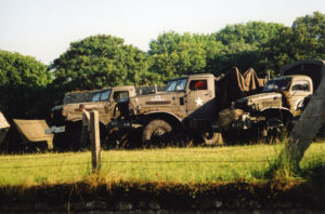 Véhicules militaires de collection - Commémorations 2004 - 60ème anniversaire du débarquement de Normandie. Photo : D-Day Overlord