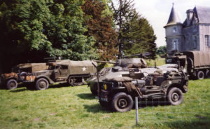 Véhicules militaires de collection - Commémorations 2004 - 60ème anniversaire du débarquement de Normandie. Photo : D-Day Overlord