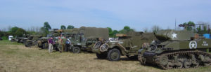 Véhicules militaires de collection - Commémorations 2004 - 60ème anniversaire du débarquement de Normandie. Photo : D-Day Overlord