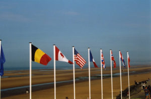 Omaha Beach - Commémorations 2004 - 60ème anniversaire du débarquement de Normandie. Photo : D-Day Overlord