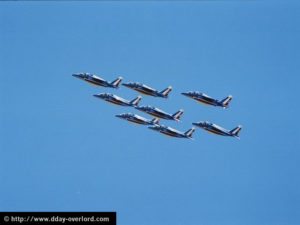 Patrouille de France - Commémorations 2004 - 60ème anniversaire du débarquement de Normandie. Photo : D-Day Overlord