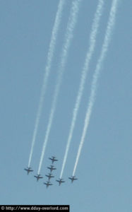 Patrouille de France - Commémorations 2004 - 60ème anniversaire du débarquement de Normandie. Photo : D-Day Overlord