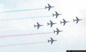 Patrouille de France - Commémorations 2004 - 60ème anniversaire du débarquement de Normandie. Photo : D-Day Overlord