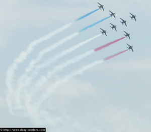 Patrouille de France - Commémorations 2004 - 60ème anniversaire du débarquement de Normandie. Photo : D-Day Overlord