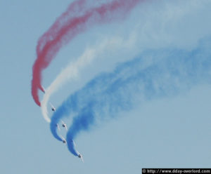 Patrouille de France - Commémorations 2004 - 60ème anniversaire du débarquement de Normandie. Photo : D-Day Overlord