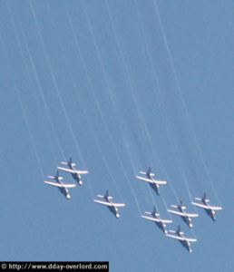 Patrouille de France - Commémorations 2004 - 60ème anniversaire du débarquement de Normandie. Photo : D-Day Overlord