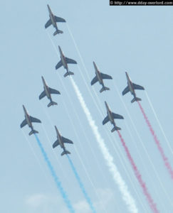 Patrouille de France - Commémorations 2004 - 60ème anniversaire du débarquement de Normandie. Photo : D-Day Overlord