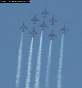 Patrouille de France - Commémorations 2004 - 60ème anniversaire du débarquement de Normandie. Photo : D-Day Overlord