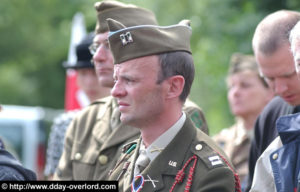 Cérémonie en souvenir de William H. Tucker - Fresville - Commémorations 2009 - 65ème anniversaire du débarquement de Normandie. Photo : D-Day Overlord