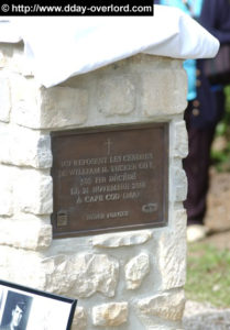 Cérémonie en souvenir de William H. Tucker - Fresville - Commémorations 2009 - 65ème anniversaire du débarquement de Normandie. Photo : D-Day Overlord