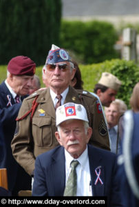 Cérémonie en souvenir de William H. Tucker - Fresville - Commémorations 2009 - 65ème anniversaire du débarquement de Normandie. Photo : D-Day Overlord