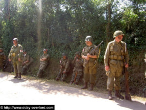 Carentan Airborne Festival 2007 et reconstitution d'un camp militaire - 63ème anniversaire du débarquement de Normandie. Photo : D-Day Overlord