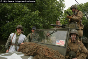 Carentan Airborne Festival 2007 et reconstitution d'un camp militaire - 63ème anniversaire du débarquement de Normandie. Photo : D-Day Overlord